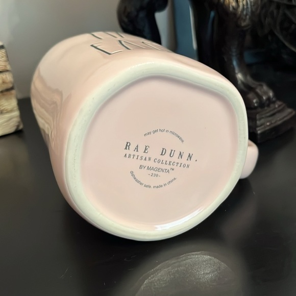 NEW Rae Dunn HAPPY EASTER Light Pink Large Mug - Picture 5 of 6